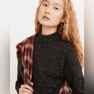 MADEWELL Donegal pullover mockneck sweater
